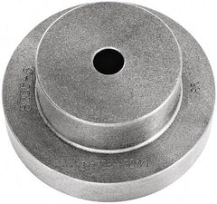 Bison - Adapter Back Plate for 15-3/4" Diam Self Centering Lathe Chucks - 2.76" Through Hole Diam, 9.06mm ID, 16.34" OD, 2.17" Flange Height, Cast Iron - Caliber Tooling