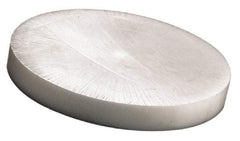 Made in USA - 6 Inch Diameter, 6 Inch Thick, Plastic Disc - Natural, Acetal - Caliber Tooling