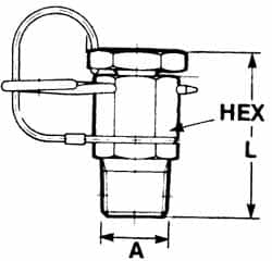 Voss - 1/8 Thread, 6,000 Max psi, NPT and BSPT - 26mm Long, Pressure Tests - Caliber Tooling