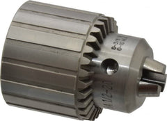 Jacobs - 1/2-20, 0 to 3/8" Capacity, Threaded Mount Drill Chuck - Keyed - Exact Industrial Supply