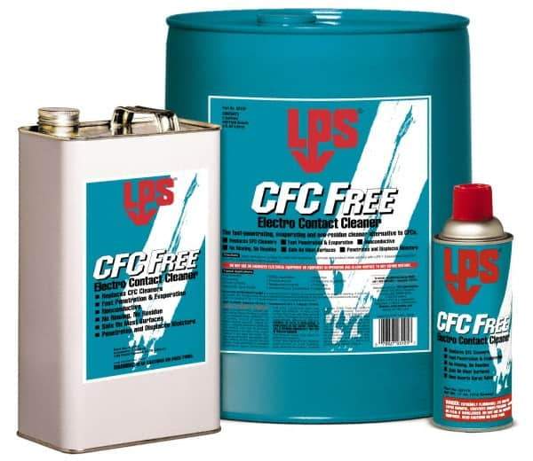 LPS - 5 Gallon Pail Contact Cleaner - 0°F Flash Point, Flammable, Food Grade, Plastic Safe - Caliber Tooling