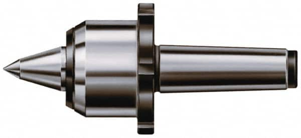 Rohm - MT6 Taper Shank, 4.61" Head Diam Live Center - 4,800 Max RPM, 4.1" Head Length, 2.28" Point Diam, 3.032" Point Len, 6,600 Lb Max Workpc, 14.27" OAL, Long Point - Caliber Tooling