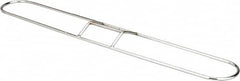 PRO-SOURCE - 24" Long x 3-1/4" Wide Chrome Plated Steel Dust Mop Frame - White, Clip-On - Caliber Tooling