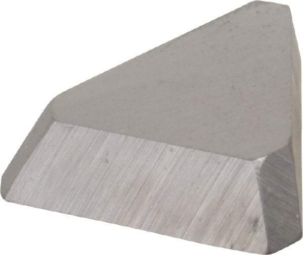 Made in USA - 3/8" Inscribed Circle, Triangle, T Chipbreaker for Indexables - Left Hand, Right Hand Cut, 0.094" Thick, 0.047" Effective Width, Carbide - Caliber Tooling