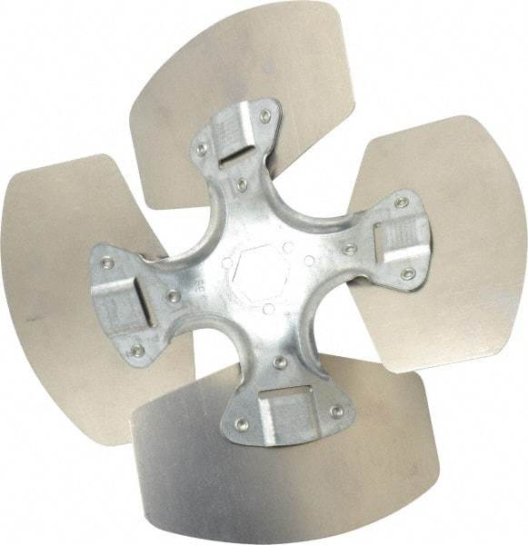 Made in USA - 10" Blade Diam, Commercial Fan Blade - Counterclockwise Rotation, 4 Blades - Caliber Tooling