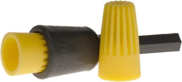 Thomas & Betts - 1, 14 + & 2, 18 to 1, 10 + 2, 14 AWG, 600 Volt, Corrosion Resistant, Standard Twist on Wire Connector - Yellow - Caliber Tooling