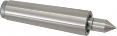 Royal Products - MT4 Taper Shank, 1.231" Head Diam 1,835 Lb Capacity Live Center - 4,500 Max RPM, 3/16" Head Length, 5/8" Point Diam, 1-3/8" Point Len, 1,400 Lb Max Workpc, 5-15/16" OAL, Standard Point - Caliber Tooling