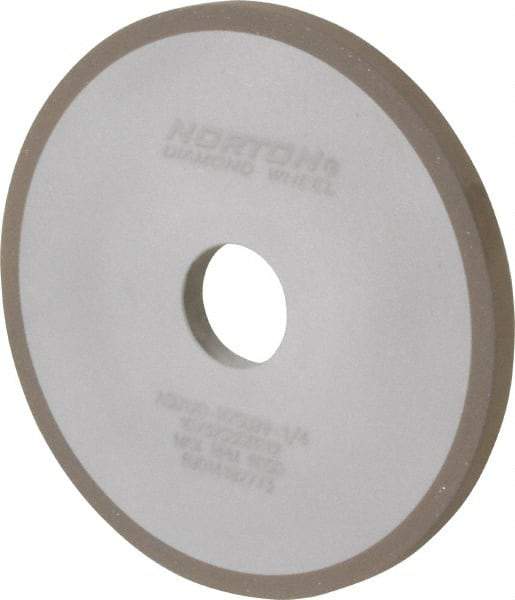 Norton - 6" Diam x 1-1/4" Hole x 3/8" Thick, 120 Grit Surface Grinding Wheel - Diamond, Type 1A1, Fine Grade, Resinoid Bond - Caliber Tooling