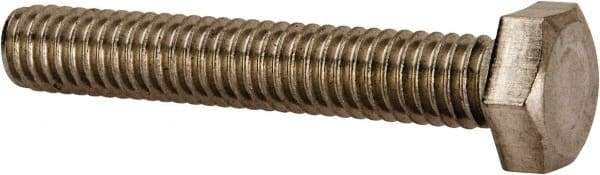 Value Collection - 5/16-18 UNC, 1-7/8" Length Under Head Hex Head Cap Screw - Fully Threaded, Grade 316 Stainless Steel, Uncoated, 1/2" Hex - Caliber Tooling