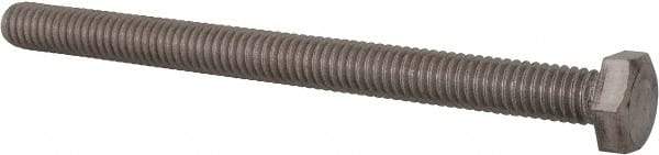 Value Collection - 5/16-18 UNC, 4" Length Under Head Hex Head Cap Screw - Fully Threaded, Grade 316 Stainless Steel, Uncoated, 1/2" Hex - Caliber Tooling