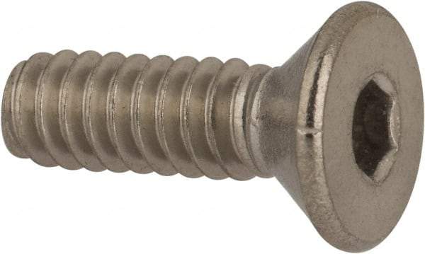 Value Collection - #10-24 UNC Hex Socket Drive, 82° Flat Screw - Grade 316 Stainless Steel, 5/8" OAL - Caliber Tooling