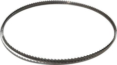 Starrett - 4 TPI, 14' Long x 1/4" Wide x 0.025" Thick, Welded Band Saw Blade - Carbon Steel, Toothed Edge, Raker Tooth Set, Flexible Back, Contour Cutting - Caliber Tooling