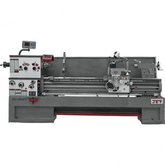 Jet - 18" Swing, 80" Between Centers, 230/460 Volt, Triple Phase Engine Lathe - 7MT Taper, 7-1/2 hp, 25 to 1,800 RPM, 3-1/8" Bore Diam, 40" Deep x 48-7/8" High x 136 -1/8" Long - Caliber Tooling