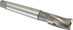 Value Collection - 13/16" Diam, 3 Flutes, Morse Taper Shank, Interchangeable Pilot Counterbore - Caliber Tooling