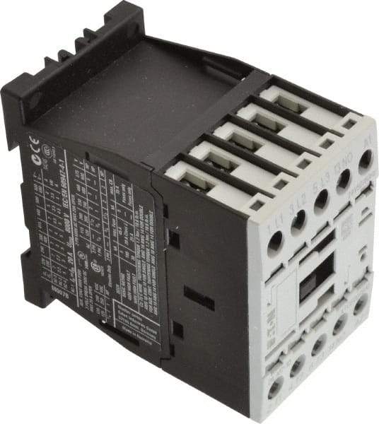 Eaton Cutler-Hammer - 3 Pole, 24 Coil VAC, 20 Amp, Nonreversible Open Enclosure IEC Contactor - 1 Phase hp: 0.25 at 115 V, 0.75 at 200 V, 1 at 230 V, 3 Phase hp: 1.5 at 200 V, 2 at 230 V, 3 at 460 V, 5 at 575 V, 7 Amp Inductive Load Rating Listed - Caliber Tooling