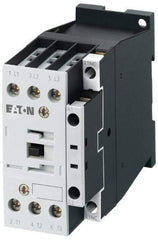 Eaton Cutler-Hammer - 3 Pole, 24 Coil VAC, 18 Amp, Nonreversible Open Enclosure IEC Contactor - 1 Phase hp: 2 at 115 V, 2 at 200 V, 3 at 230 V, 3 Phase hp: 10 at 460 V, 15 at 575 V, 5 at 200 V, 5 at 230 V, 18 Amp Inductive Load Rating Listed - Caliber Tooling