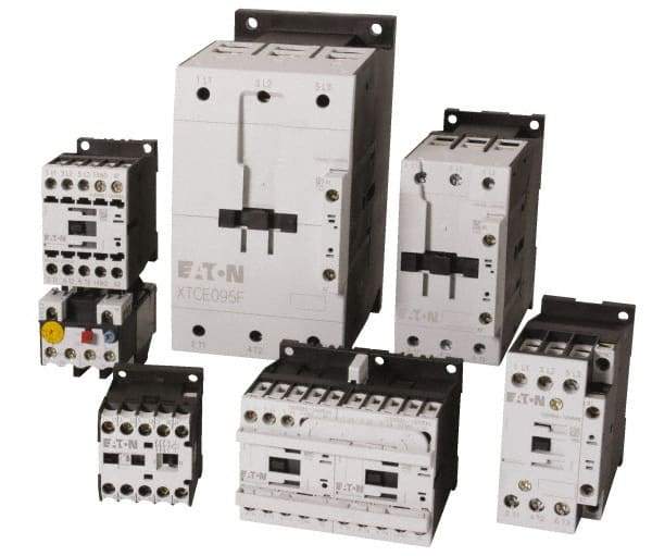 Eaton Cutler-Hammer - 3 Pole, 24 to 27 Coil VDC, 80 Amp, Nonreversible Open Enclosure IEC Contactor - 1 Phase hp: 10 at 230 V, 3 at 115 V, 7.5 at 200 V, 3 Phase hp: 15 at 200 V, 20 at 230 V, 40 at 460 V, 50 at 575 V, 50 Amp Inductive Load Rating Listed - Caliber Tooling