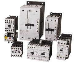 Eaton Cutler-Hammer - 3 Pole, 24 to 27 Coil VDC, 125 Amp, Nonreversible Open Enclosure IEC Contactor - 1 Phase hp: 15 at 200 V, 15 at 230 V, 7.5 at 115 V, 3 Phase hp: 100 at 575 V, 25 at 200 V, 40 at 230 V, 75 at 460 V, 95 Amp Inductive Load Rating Listed - Caliber Tooling