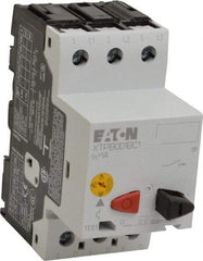 Eaton Cutler-Hammer - 1 Amp, IEC, Open Pushbutton Manual Motor Starter - 45mm Wide x 85mm Deep x 3.6667" High, 1/2 hp at 600 V & 2 hp at 480 V, CE Approved, CSA Certified, DIN VDE, EN/IEC, UL 508 Type E Compliant & UL Listed - Caliber Tooling