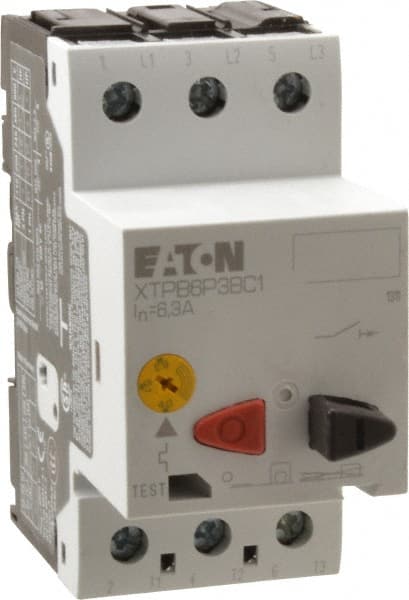 Eaton Cutler-Hammer - 6.3 Amp, IEC, Open Pushbutton Manual Motor Starter - Exact Industrial Supply