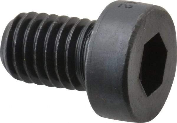 Holo-Krome - M8x1.25 Metric Coarse Hex Socket Drive, Low Socket Cap Screw - Grade 10.9 Alloy Steel, Black Oxide Finish, Fully Threaded, 12mm Length Under Head - Caliber Tooling