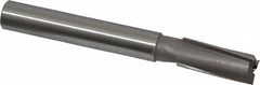 Made in USA - 17/32" Diam, 1/2" Shank, Diam, 3 Flutes, Straight Shank, Interchangeable Pilot Counterbore - Caliber Tooling