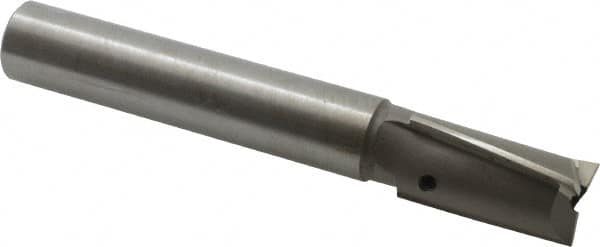 Made in USA - 27/32" Diam, 3/4" Shank, Diam, 3 Flutes, Straight Shank, Interchangeable Pilot Counterbore - Caliber Tooling