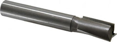 Made in USA - 7/8" Diam, 3/4" Shank, Diam, 3 Flutes, Straight Shank, Interchangeable Pilot Counterbore - Caliber Tooling