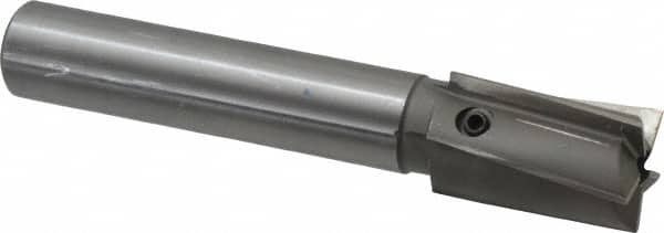 Made in USA - 1-1/4" Diam, 1" Shank, Diam, 5 Flutes, Straight Shank, Interchangeable Pilot Counterbore - Caliber Tooling