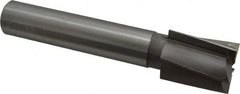 Made in USA - 1-3/4" Diam, 1-1/4" Shank, Diam, 5 Flutes, Straight Shank, Interchangeable Pilot Counterbore - Caliber Tooling