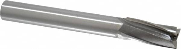 Value Collection - 9/16" Diam, 1/2" Shank, Diam, 3 Flutes, Straight Shank, Interchangeable Pilot Counterbore - Caliber Tooling