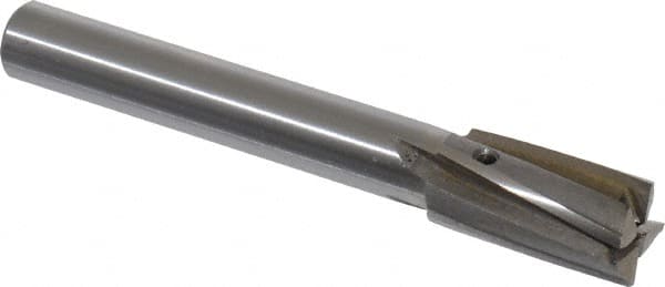 Value Collection - 5/8" Diam, 1/2" Shank, Diam, 4 Flutes, Straight Shank, Interchangeable Pilot Counterbore - Caliber Tooling