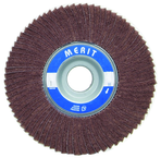 6 x 1 x 1" - 120 Grit - Aluminum Oxide - Non-Woven Flap Wheel - Caliber Tooling