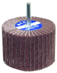 3 x 2 x 1/4" - 120 Grit - Aluminum Oxide - Non-Woven Flap Wheel - Caliber Tooling