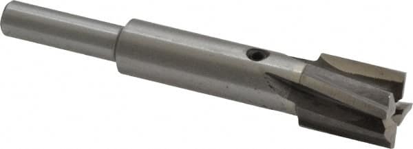 Value Collection - 1/2" Diam, 1/4" Shank, Diam, 4 Flutes, Straight Shank, Interchangeable Pilot Counterbore - Caliber Tooling