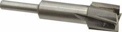 Value Collection - 23/32" Diam, 1/4" Shank, Diam, 4 Flutes, Straight Shank, Interchangeable Pilot Counterbore - Caliber Tooling