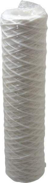 Parker - 2-1/2" OD, 1µ, Polyester String-Wound Cartridge Filter - 10" Long - Caliber Tooling