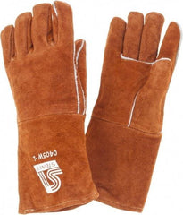 Steiner - Size L Wool Lined Cowhide Heat Resistant Glove - 14" OAL, Straight Thumb - Caliber Tooling