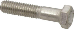 Value Collection - 3/8-16 UNC, 1-3/4" Length Under Head Hex Head Cap Screw - Partially Threaded, Grade 316 Stainless Steel, Uncoated, 9/16" Hex - Caliber Tooling