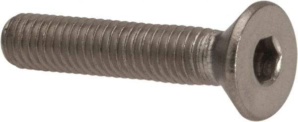 Value Collection - #10-32 UNF Hex Socket Drive, 82° Flat Screw - Grade 316 Stainless Steel, 1" OAL - Caliber Tooling