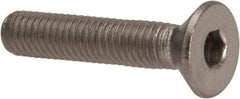 Value Collection - #10-32 UNF Hex Socket Drive, 82° Flat Screw - Grade 316 Stainless Steel, 1" OAL - Caliber Tooling