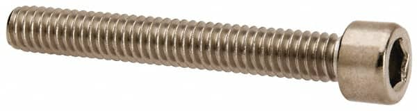 Value Collection - #8-32 UNC Hex Socket Drive, Socket Cap Screw - Grade 316 Stainless Steel, 1-1/4" Length Under Head - Caliber Tooling