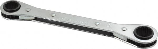 Lang - 1/2" x 9/16" 12 Point Reversible Ratcheting Box Wrench - Exact Industrial Supply