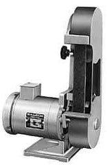 Baldor - 48 Inch Long x 2 Inch Wide Belt Grinder - 1.5 hp, 115/230 Volts, 3600 RPM Disc Speed, Vertical Belt, 6,000, 6300 Ft. per Min Belt Speed - Caliber Tooling