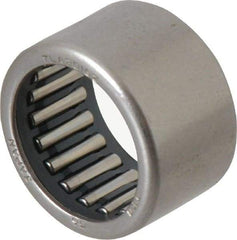 IKO - 0.787" Bore Diam, 2,850 Lb. Dynamic Capacity, 20 x 26 x 16mm, Caged, Open End, Shell Needle Roller Bearing - 1.024" Outside Diam, 0.63" Wide - Caliber Tooling