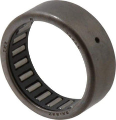 IKO - 1-1/8" Bore Diam, 2,900 Lb. Dynamic Capacity, 1-1/8 x 1-3/8 x 1/2", Caged, Open End, Shell Needle Roller Bearing - 1-3/8" Outside Diam, 1/2" Wide - Caliber Tooling