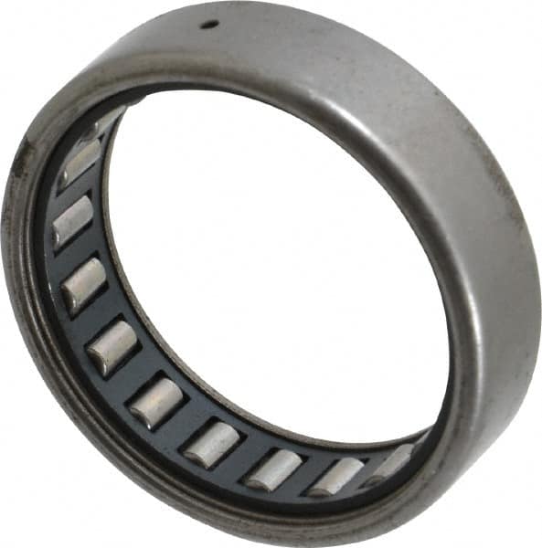 IKO - 1-1/2" Bore Diam, 4,200 Lb. Dynamic Capacity, 1-1/2 x 1-7/8 x 1/2", Caged, Open End, Shell Needle Roller Bearing - 1-7/8" Outside Diam, 1/2" Wide - Caliber Tooling