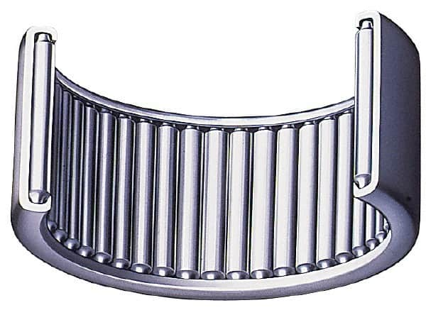 IKO - 1.181" Bore Diam, 3,850 Lb. Dynamic Capacity, 30 x 37 x 16mm, Caged, Open End, Shell Needle Roller Bearing - 1.457" Outside Diam, 0.63" Wide - Caliber Tooling