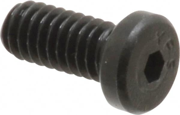 Value Collection - #8-32 UNC Hex Socket Drive, Low Socket Cap Screw - Alloy Steel, Black Oxide Finish, Fully Threaded, 3/8" Length Under Head - Caliber Tooling