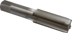 Interstate - 1-20 UNEF 4 Flute Bright Finish High Speed Steel Straight Flute Standard Hand Tap - Plug, Left Hand Thread, 5-1/8" OAL, 2-1/2" Thread Length, H4 Limit - Exact Industrial Supply